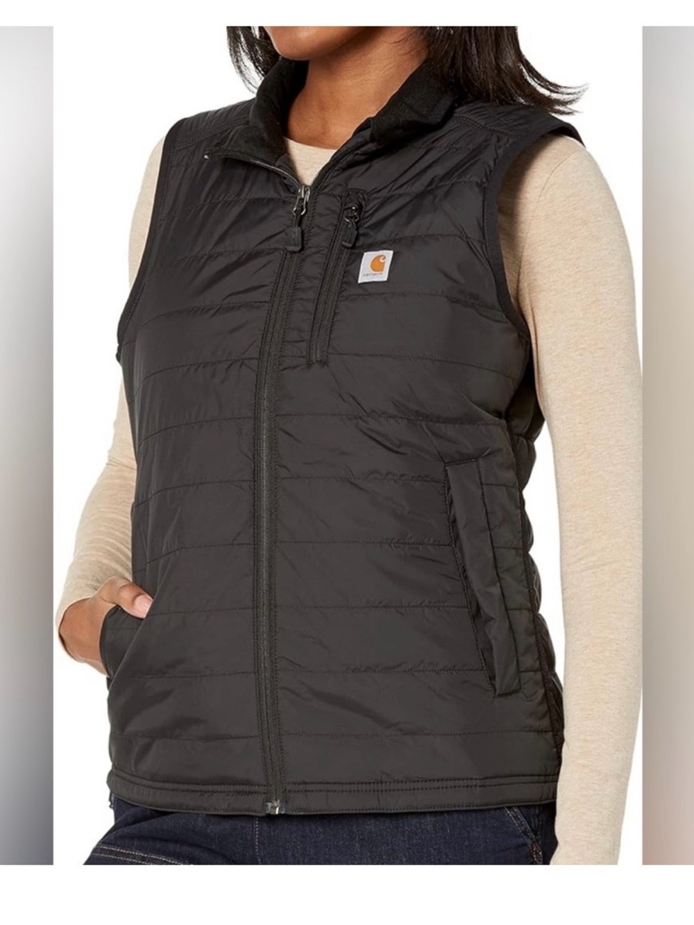 Carhartt Black Quilted Lightweight Women's Vest